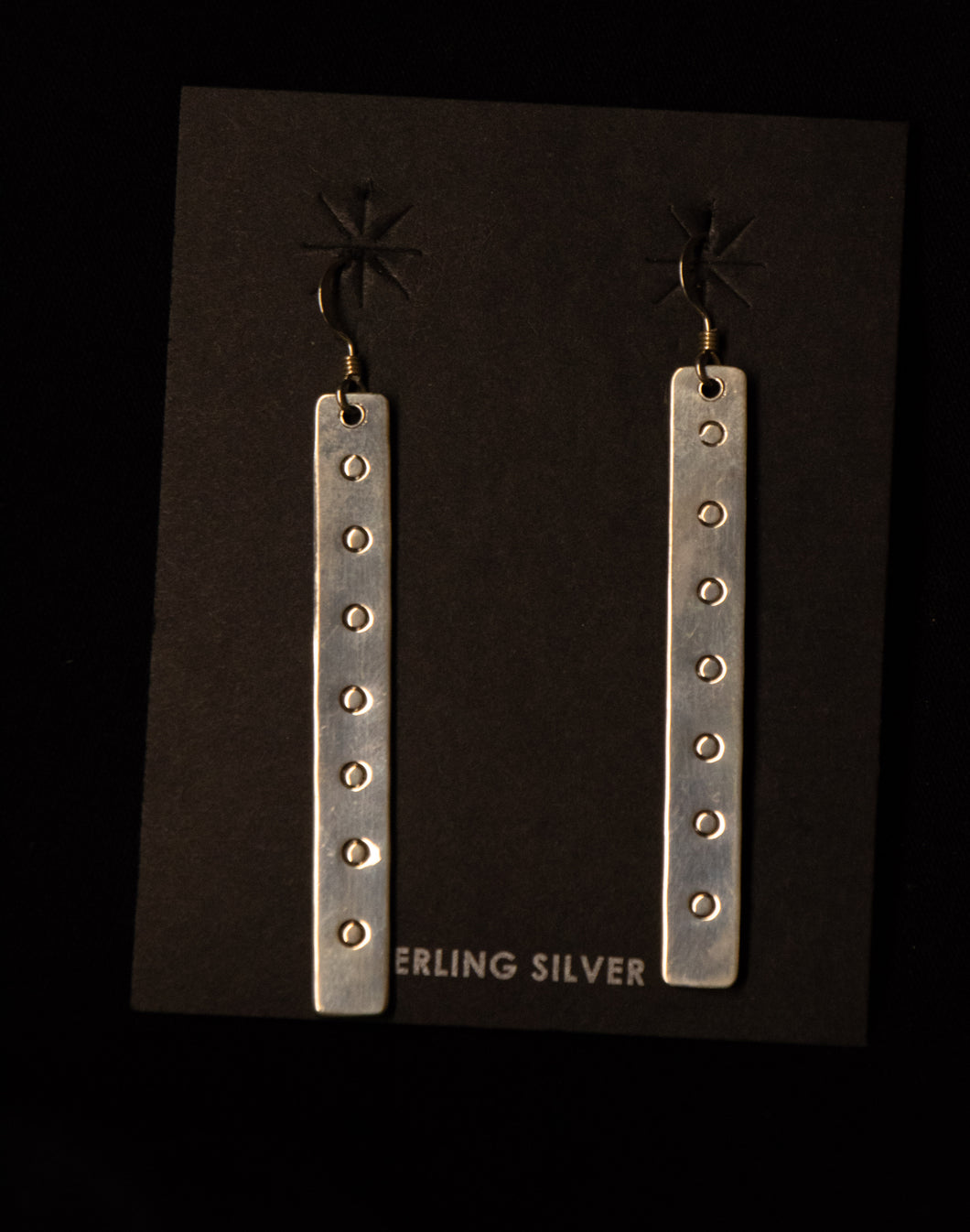Sterling Earring With Half Moon - Atira's Southwest