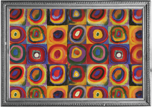 Load image into Gallery viewer, Kandinsky Circles Travel Cape - Atira&#39;s Southwest