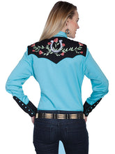 Load image into Gallery viewer, Rose embroidered yoke - Atira&#39;s Southwest